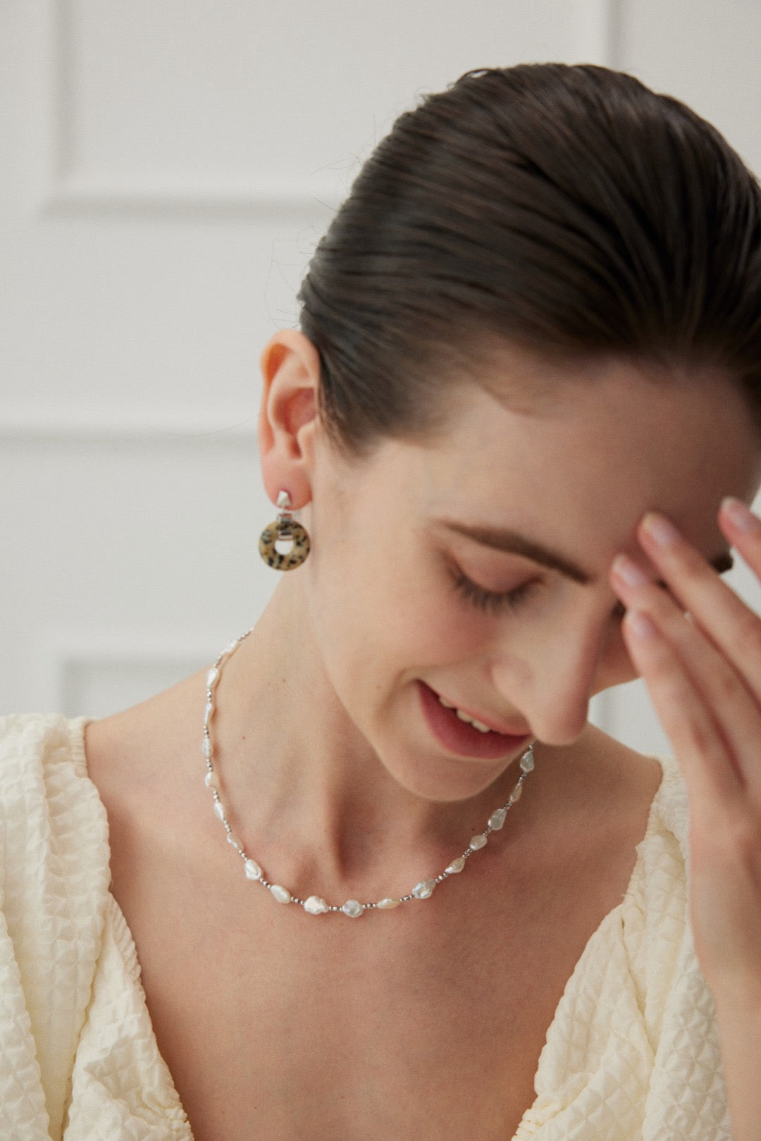 Luminous Baroque Pearl Necklace