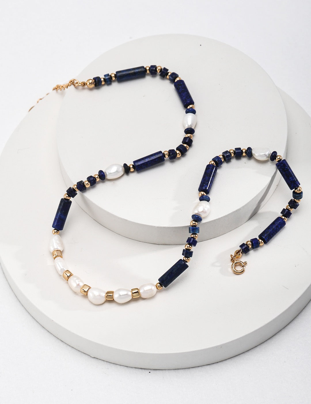 Lapis Lazuli Pearl Necklace