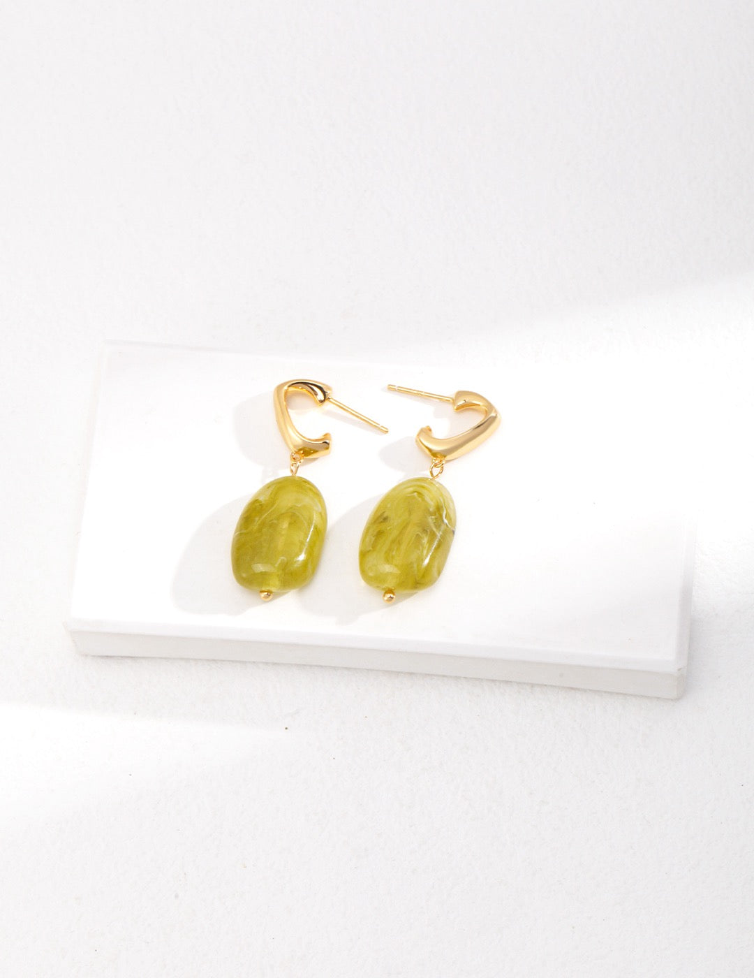 Verdant Resin Earrings