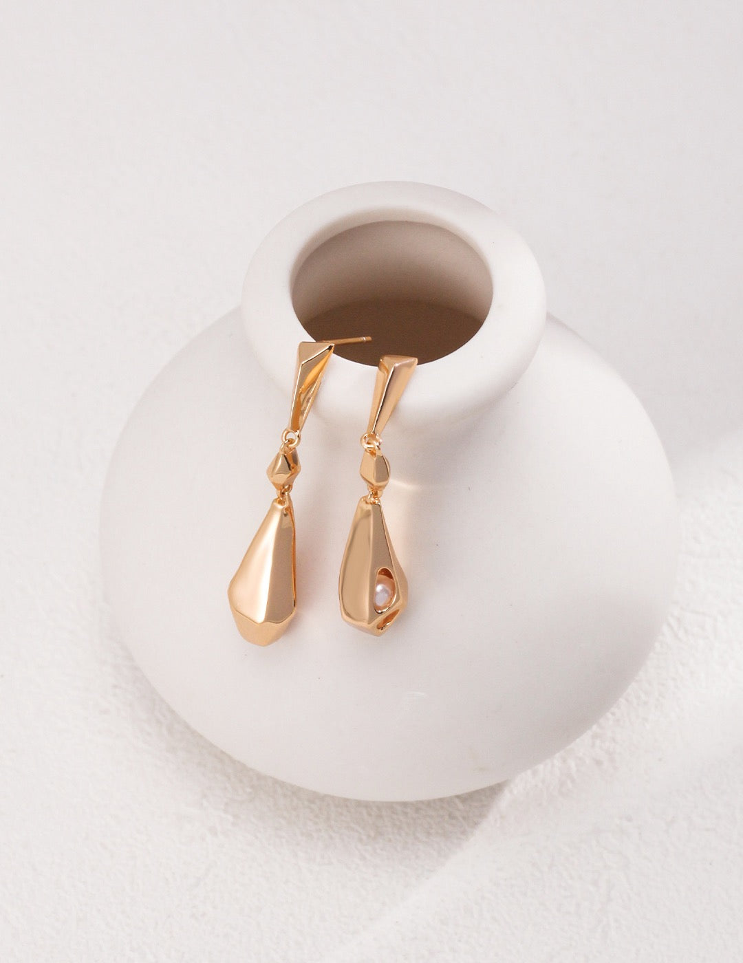 Irregular Shape Drop Earrings