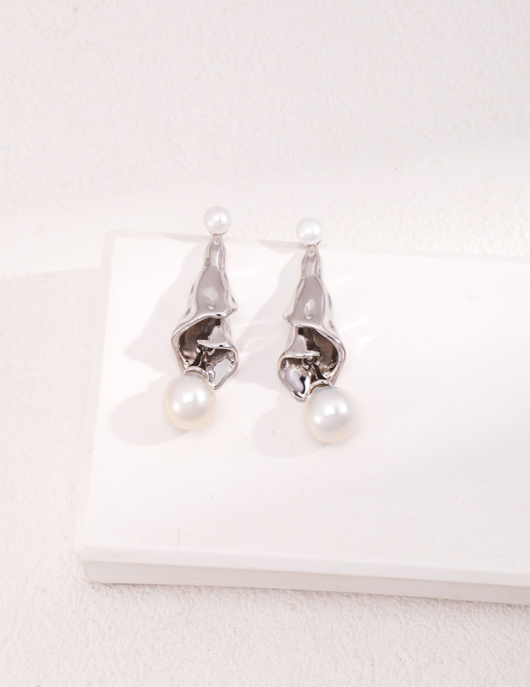 Cascade Pearl Drop Earrings