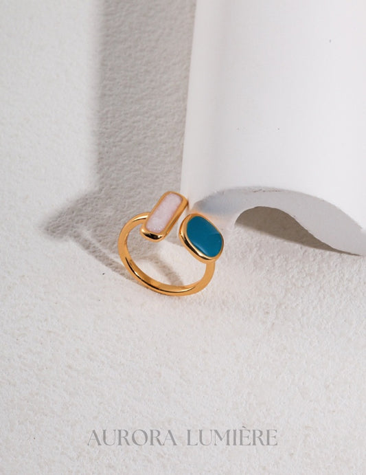 Morandi Enamel Ring