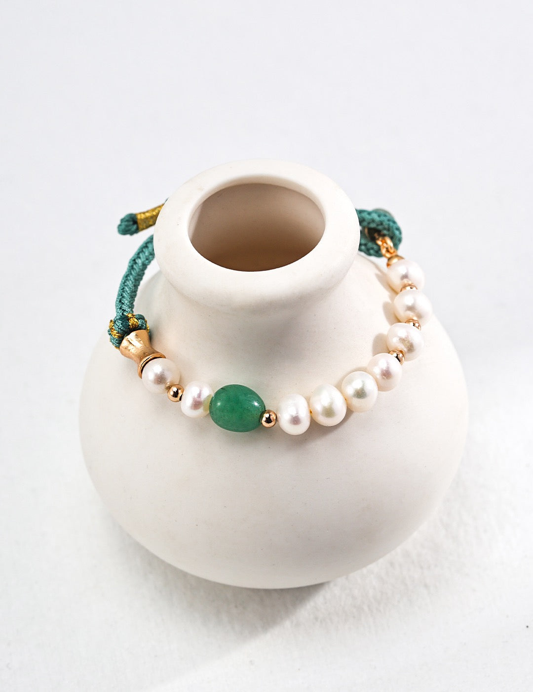 Mystic Jade Pearl Bracelet