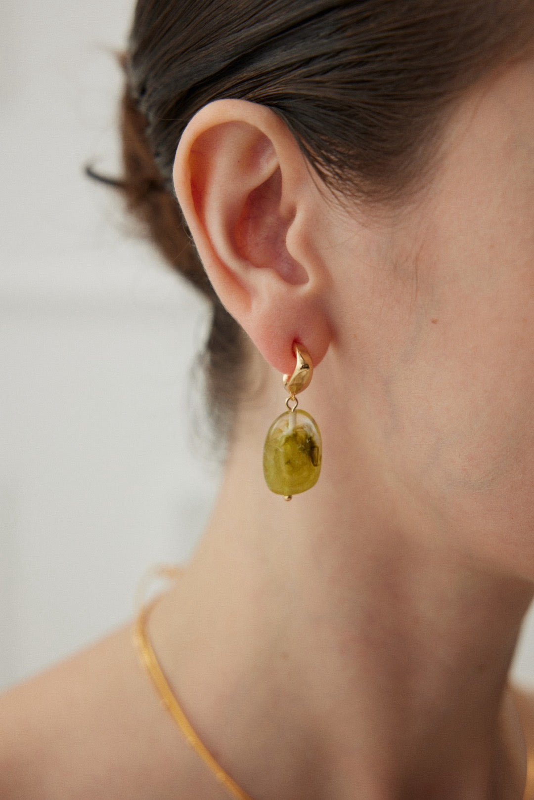 Verdant Resin Earrings