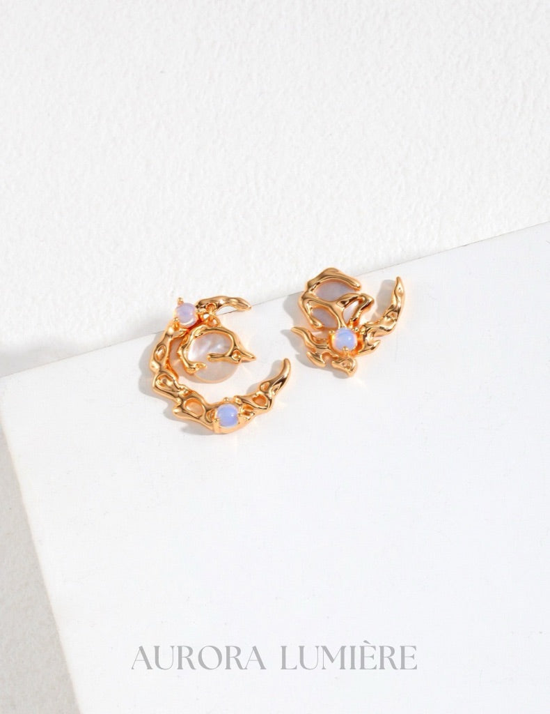 Crescent Echoes Earrings