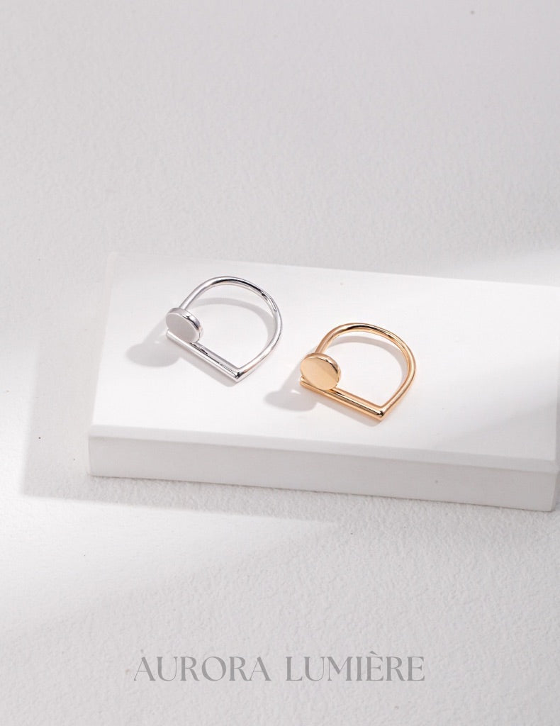 Sleek Silhouette Rings