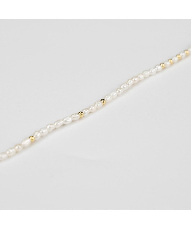 Baroque Pearl Charm Necklace