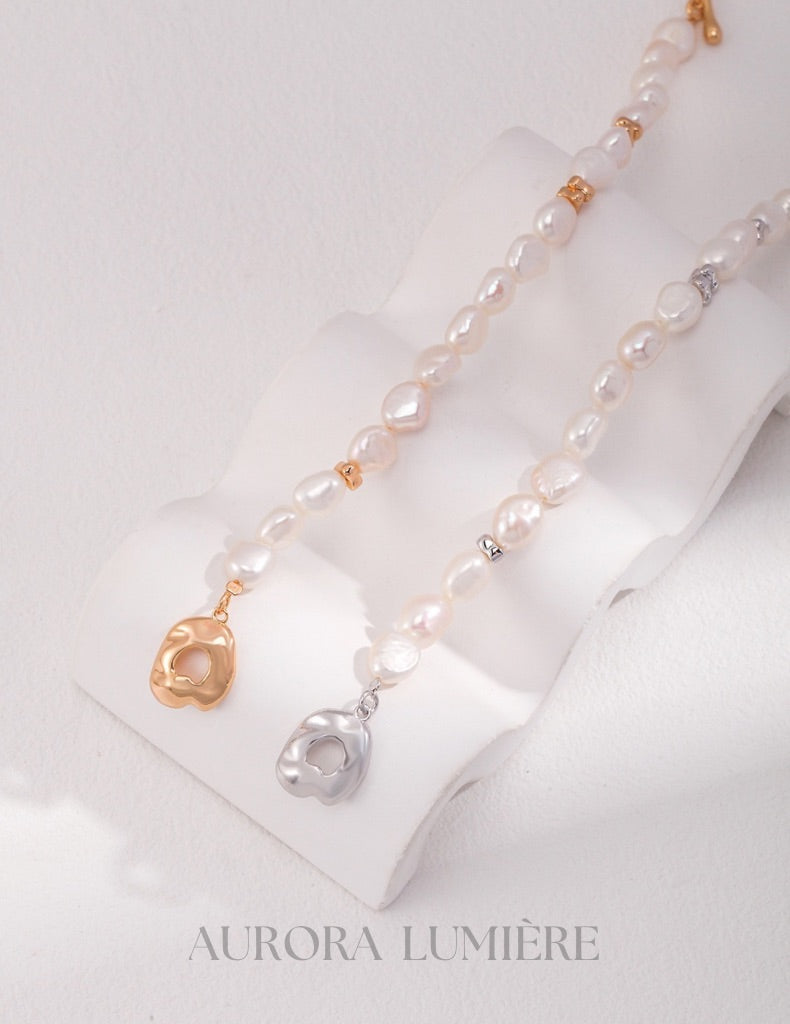 Baroque Pearl T-bar Bracelet