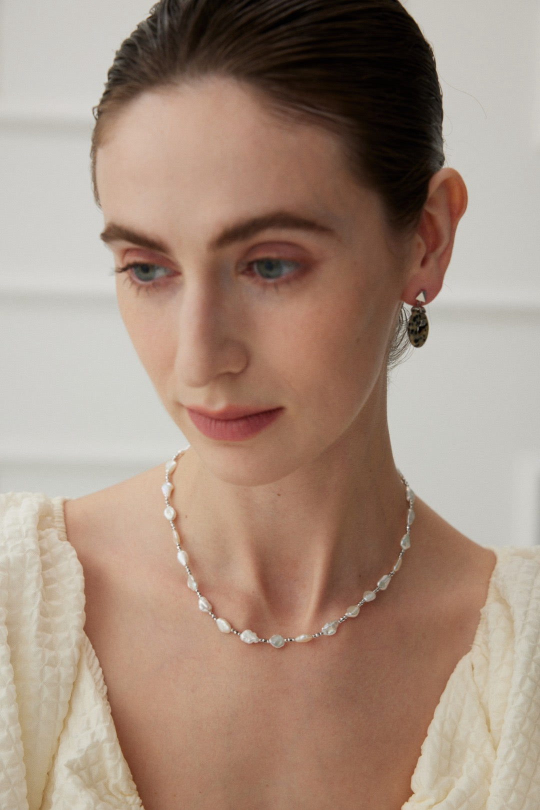 Luminous Baroque Pearl Necklace