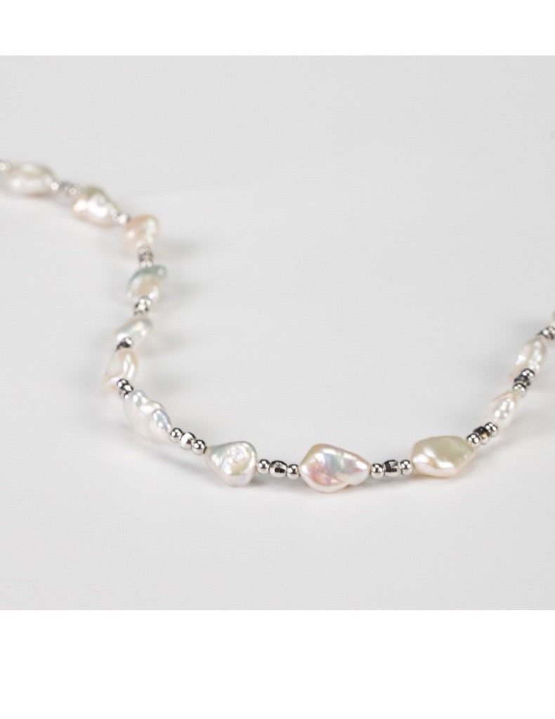 Luminous Baroque Pearl Necklace