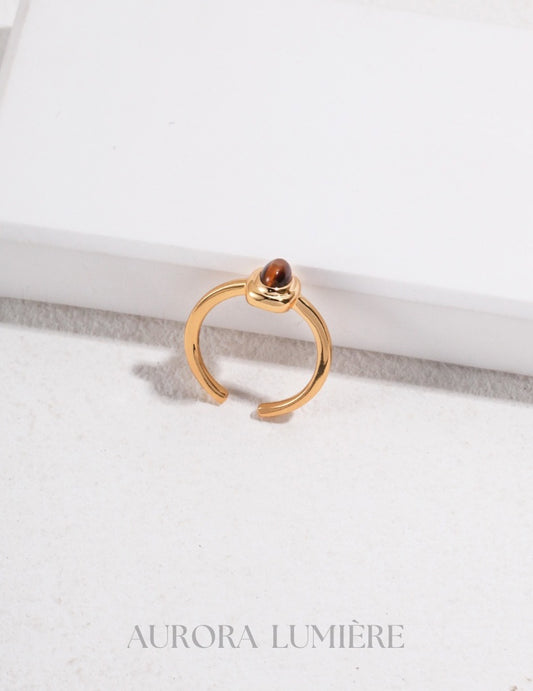 Golden Clasp Ring