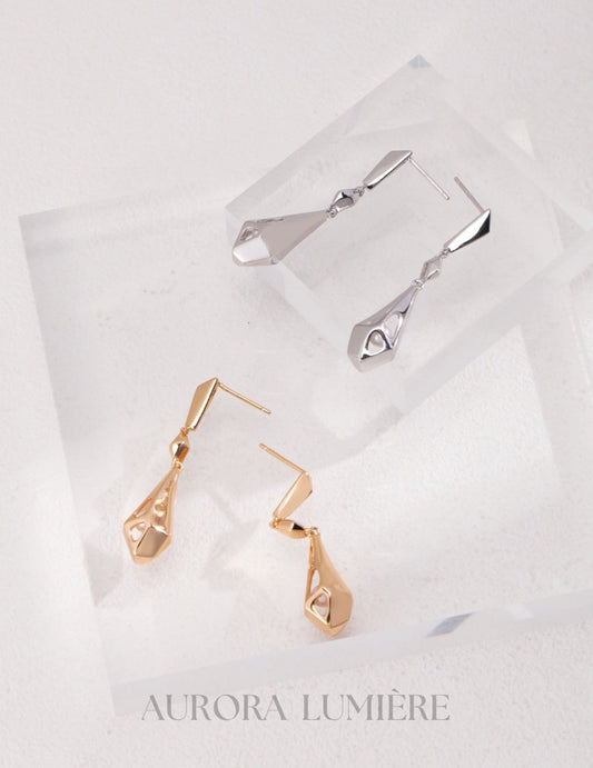 Irregular Shape Drop Earrings