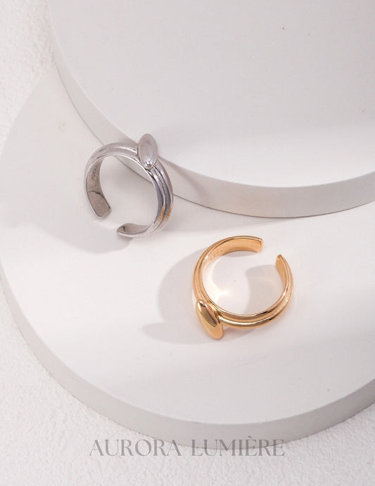 Silhouette Crescent Ring