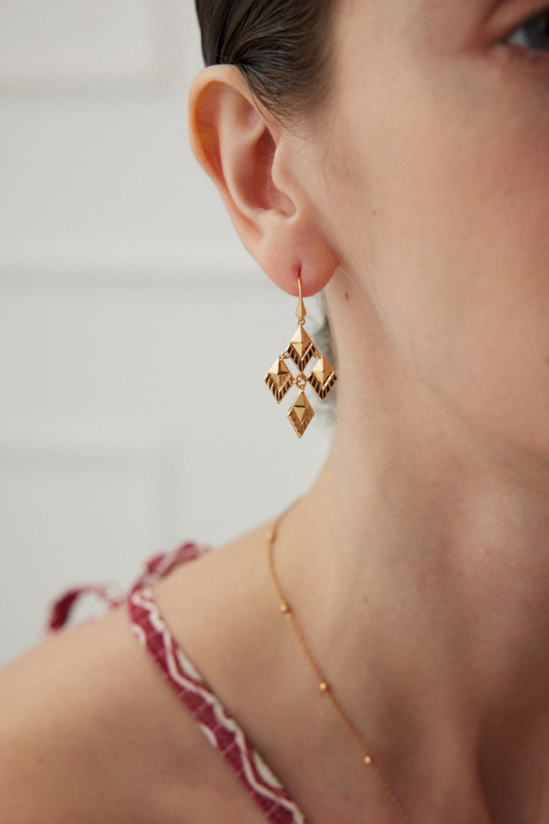 Geometric Drop Earrings