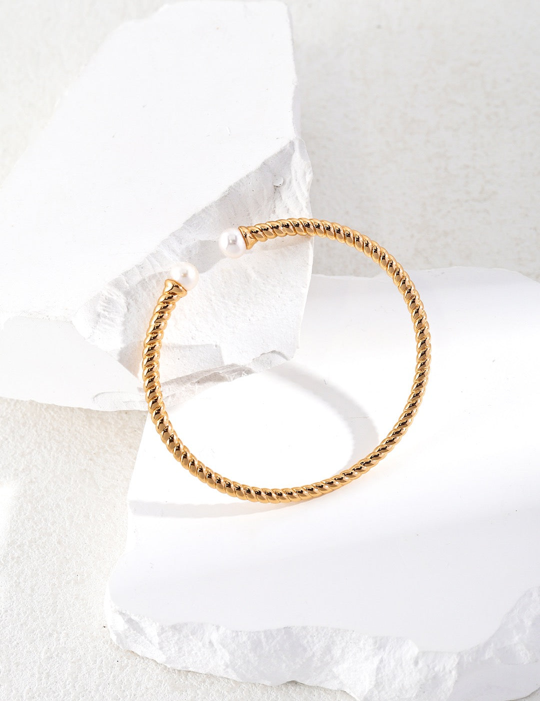 Pearl Twist Bangle