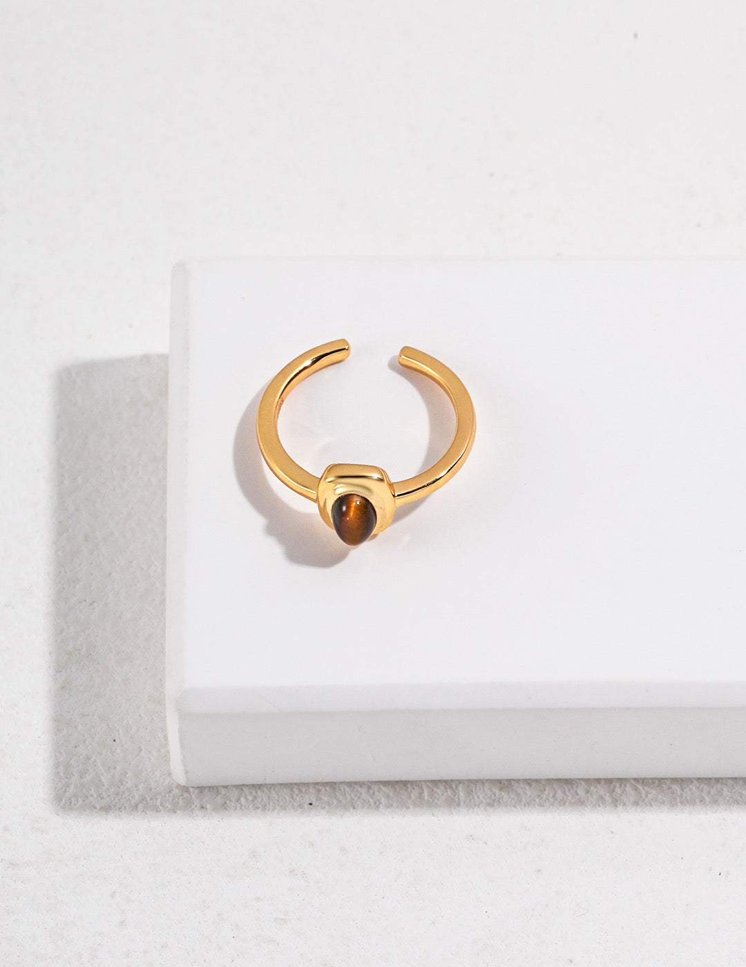 Golden Clasp Ring