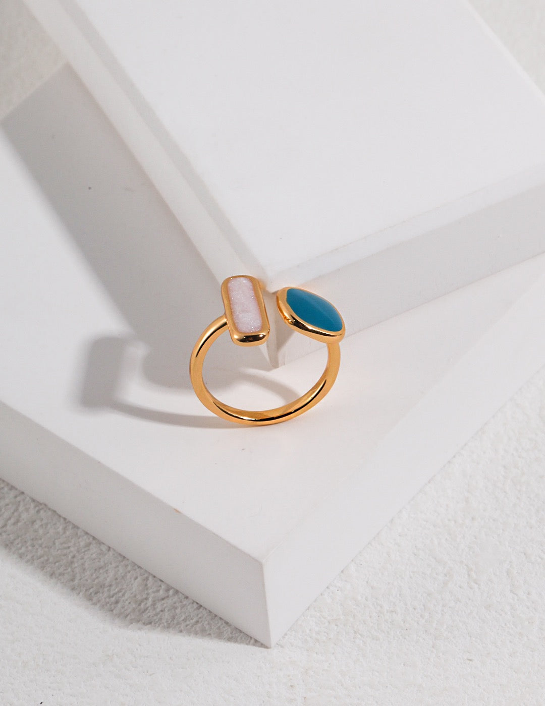 Morandi Enamel Ring