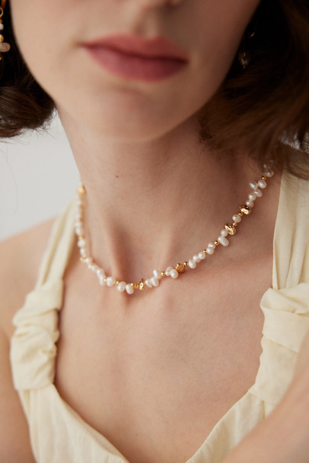 Luminous Pearl Necklace