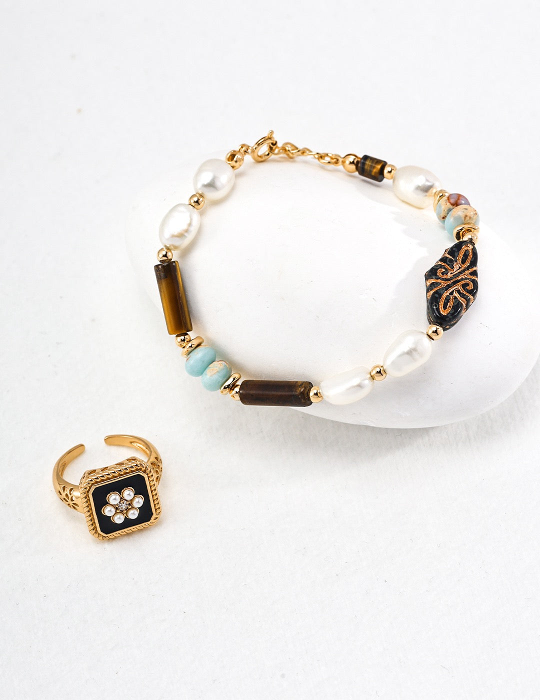 Shell Beads Ring