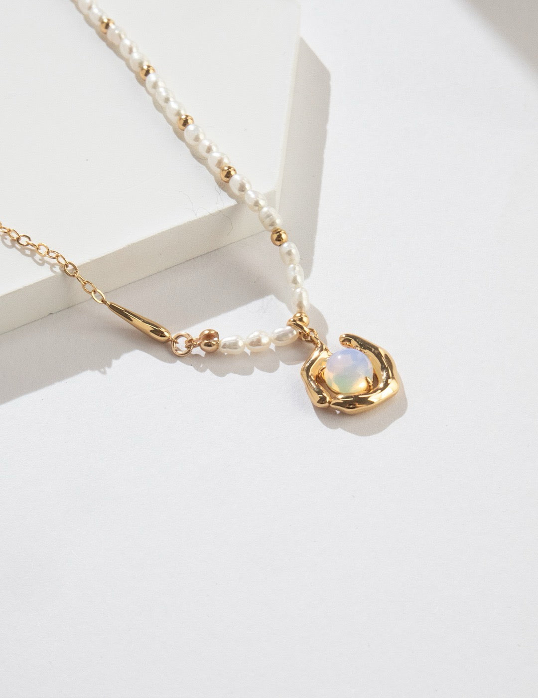 Crescent Echoes Necklace