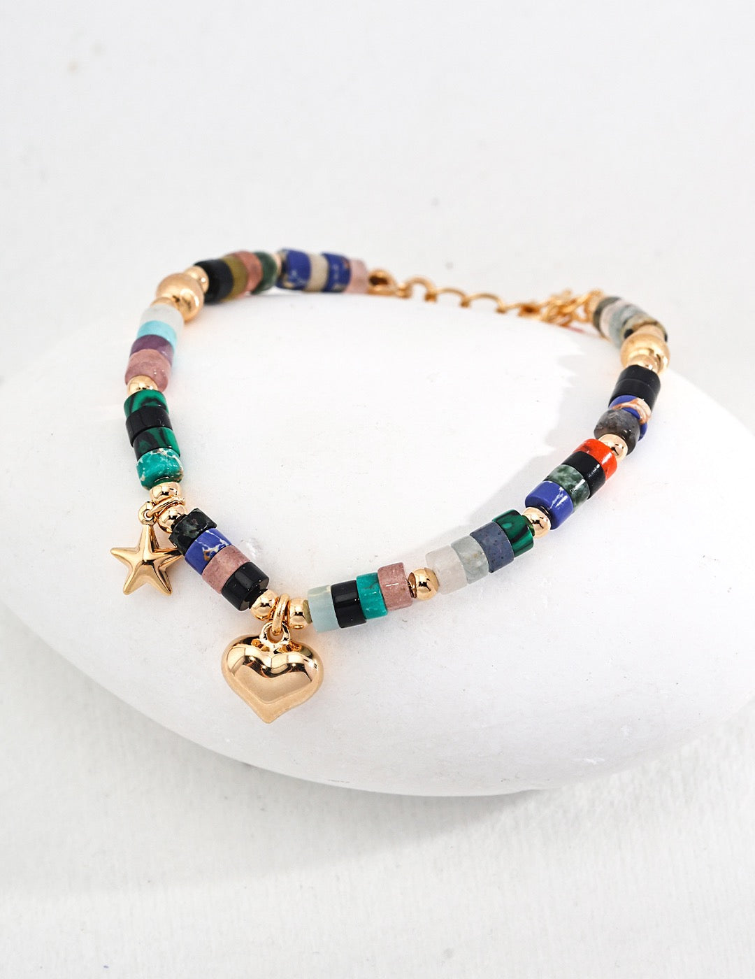 Heavenly Hearts and Stars Bracelet