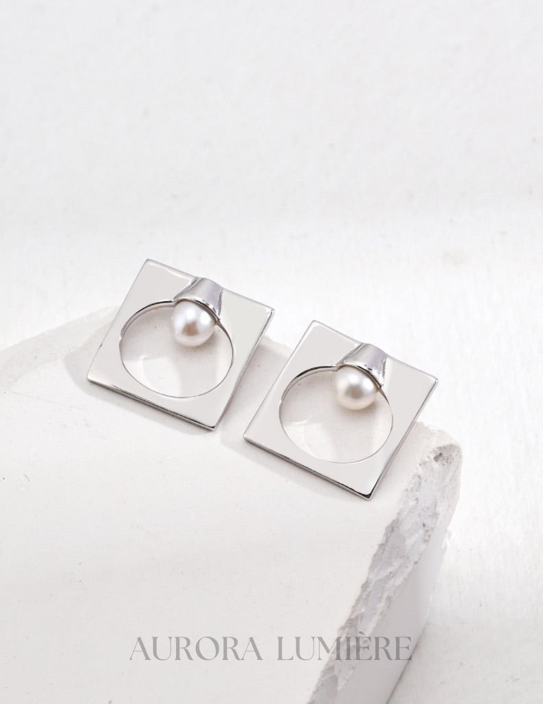 Geometric Elegance Earrings